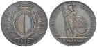 Luzern 4 Franken 1813 (Neutaler) Stehender Krieger